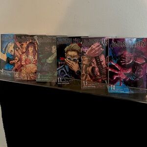 Jujutsu Kaisen Mangas: Vol. 4, 6, 8, 11, 13 and 14